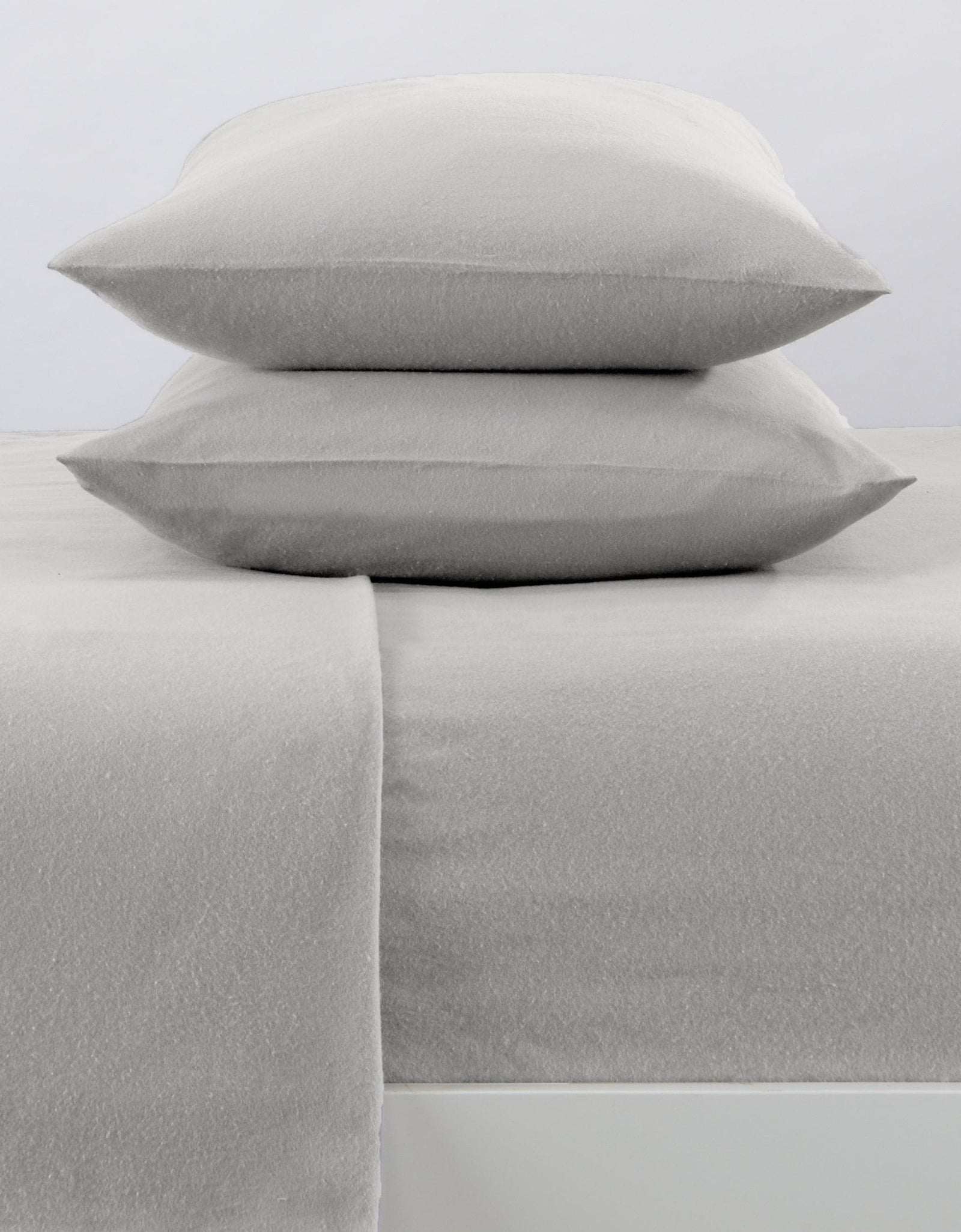 Cotton Solid Flannel Sheet - Nordic Collection