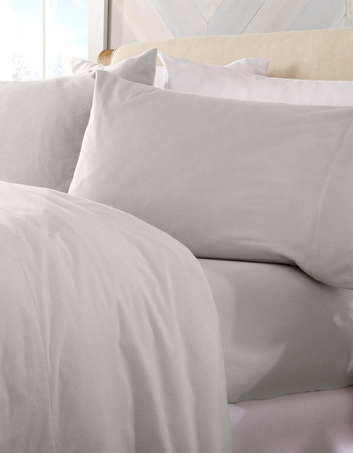 Load image into Gallery viewer, Cotton Solid Flannel Sheet - Nordic Collection
