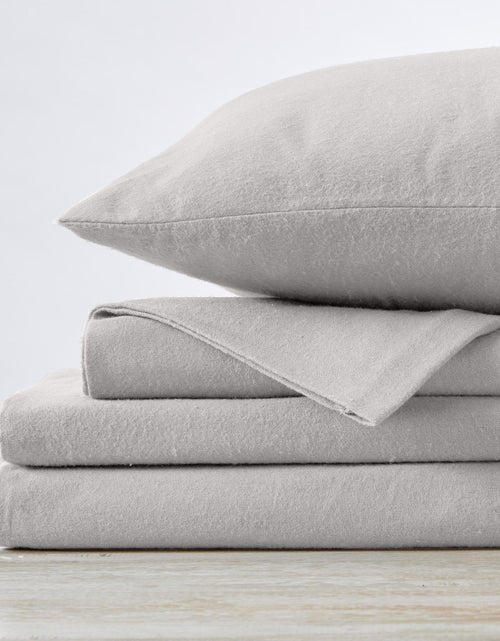 Load image into Gallery viewer, Cotton Solid Flannel Sheet - Nordic Collection

