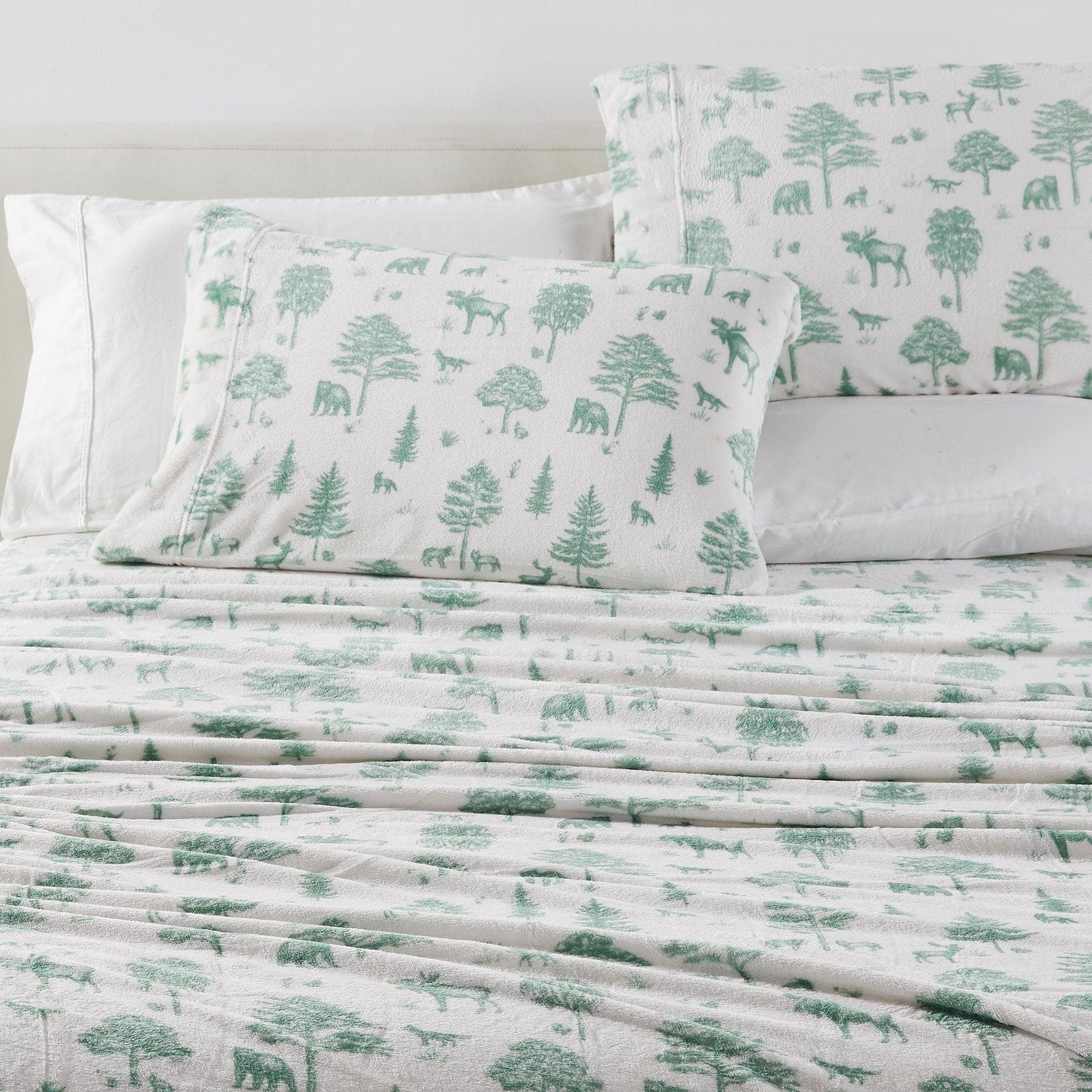 Printed Plush Sheet - Velvet Luxe Collection