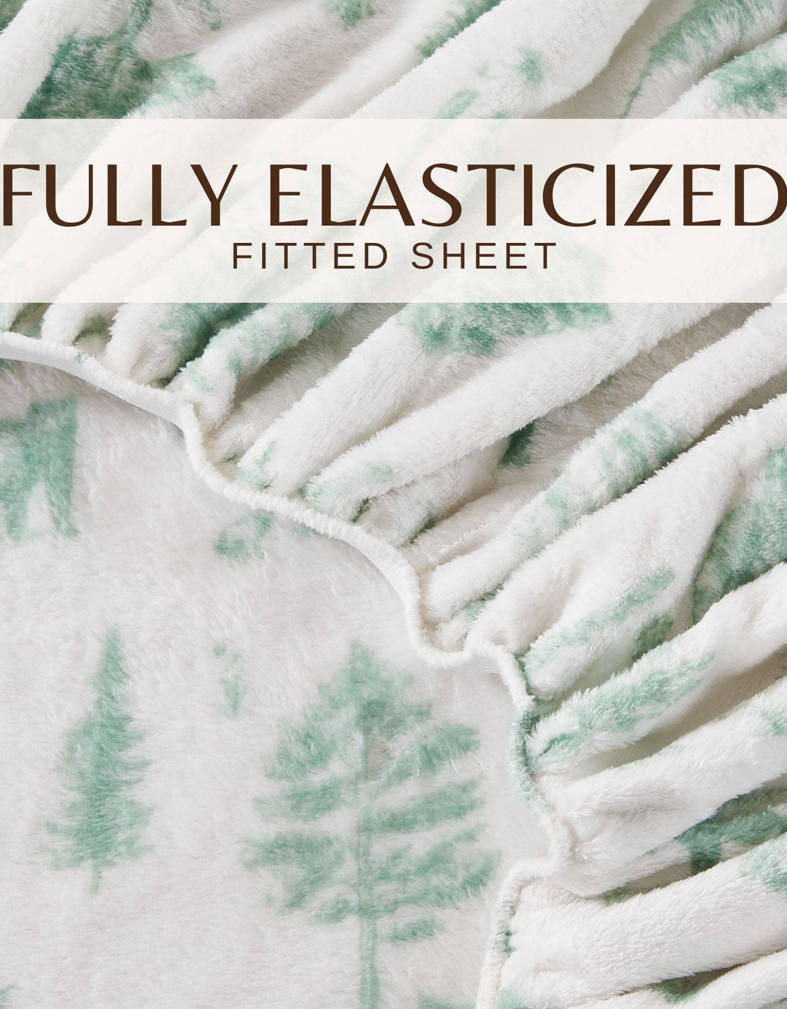 Printed Plush Sheet - Velvet Luxe Collection