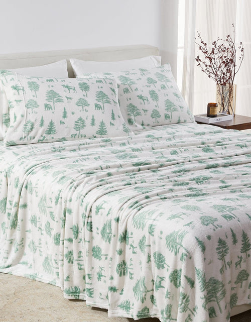 Load image into Gallery viewer, Printed Plush Sheet - Velvet Luxe Collection
