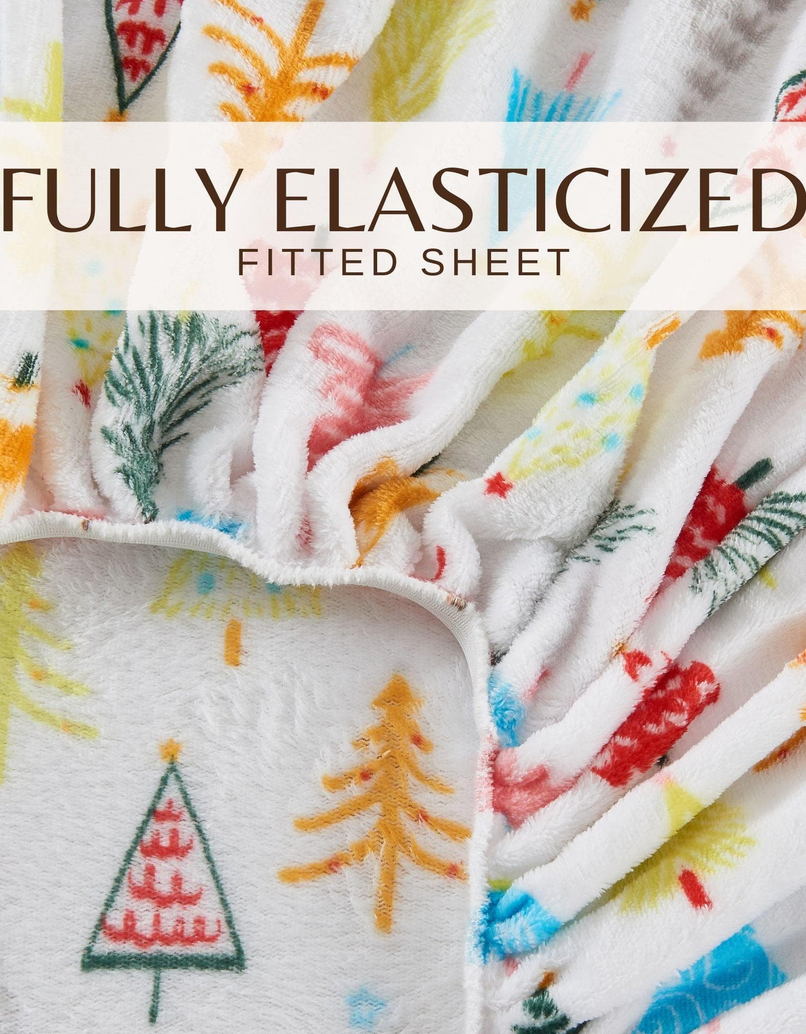 Printed Plush Sheet - Velvet Luxe Collection