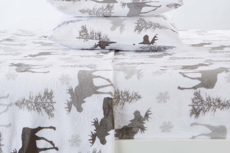 Printed Plush Sheet - Velvet Luxe Collection
