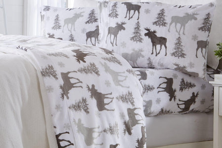 Printed Plush Sheet - Velvet Luxe Collection