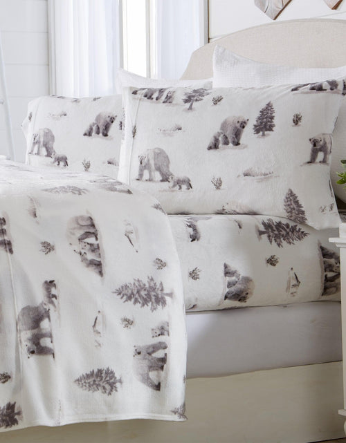 Load image into Gallery viewer, Printed Plush Sheet - Velvet Luxe Collection
