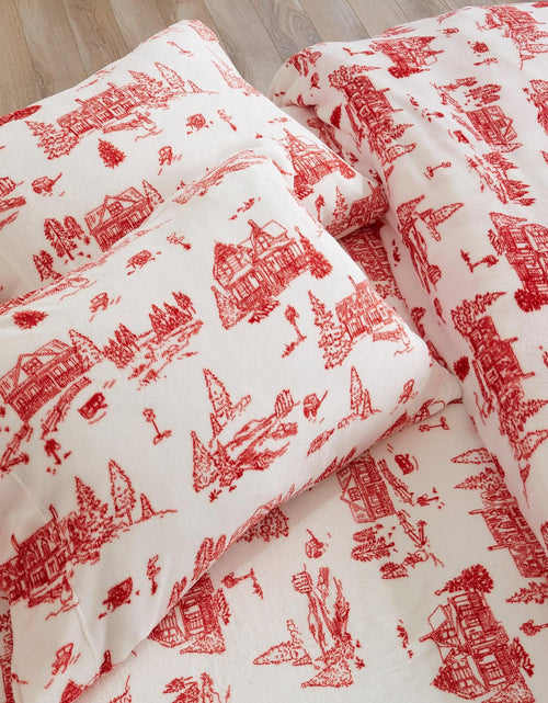 Load image into Gallery viewer, Printed Plush Sheet - Velvet Luxe Collection
