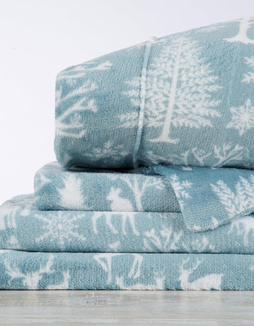 Load image into Gallery viewer, Printed Plush Sheet - Velvet Luxe Collection
