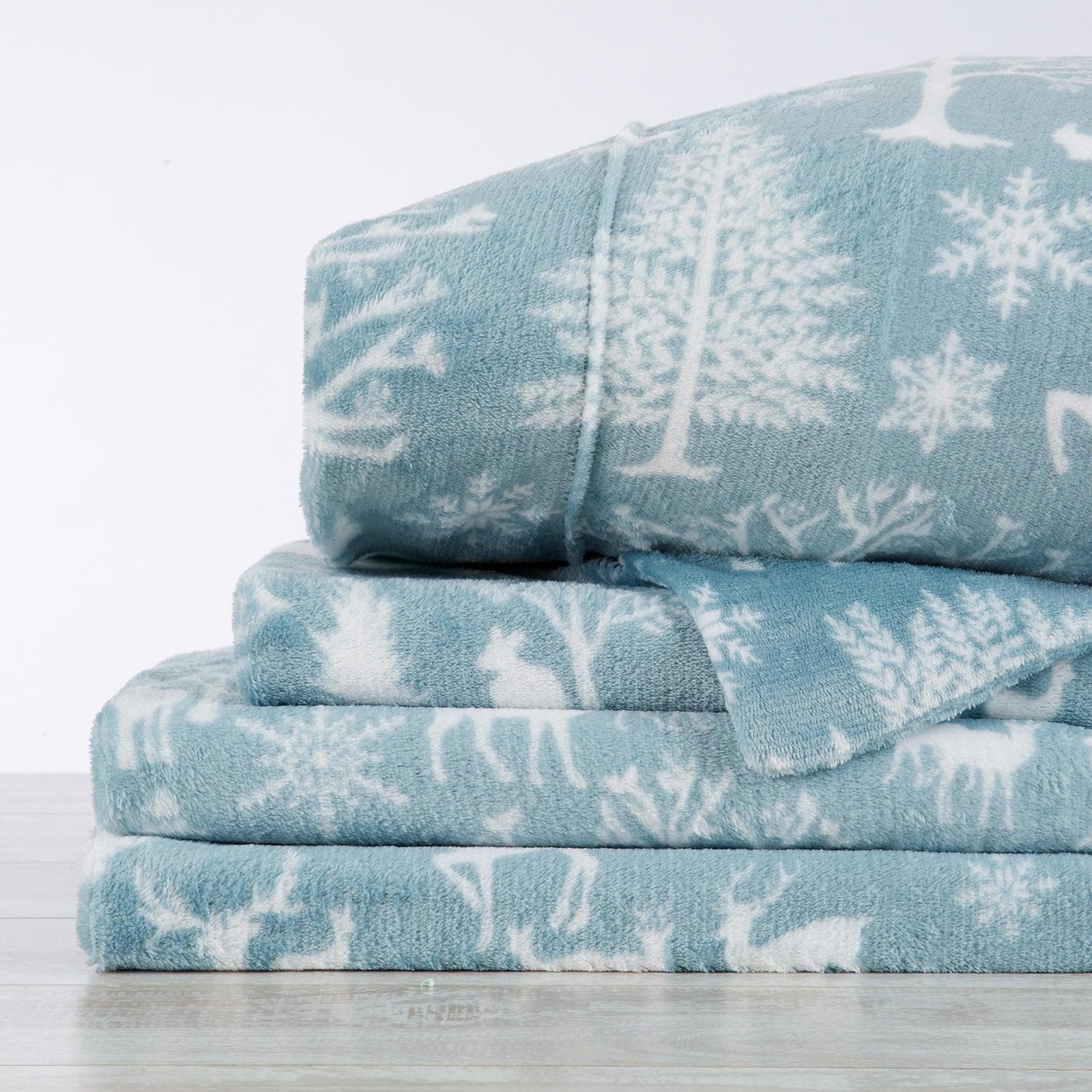 Printed Plush Sheet - Velvet Luxe Collection