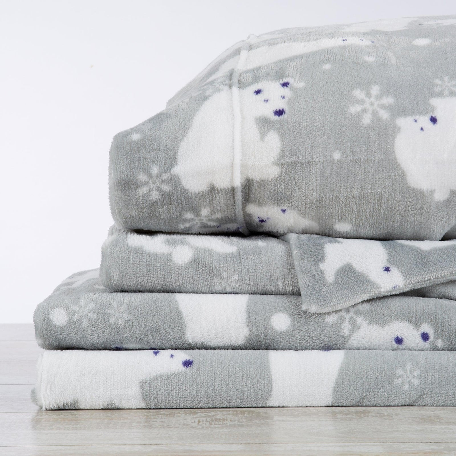 Printed Plush Sheet - Velvet Luxe Collection