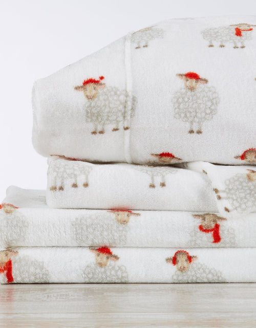 Load image into Gallery viewer, Printed Plush Sheet - Velvet Luxe Collection

