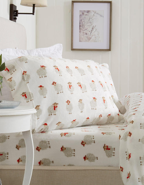 Load image into Gallery viewer, Printed Plush Sheet - Velvet Luxe Collection
