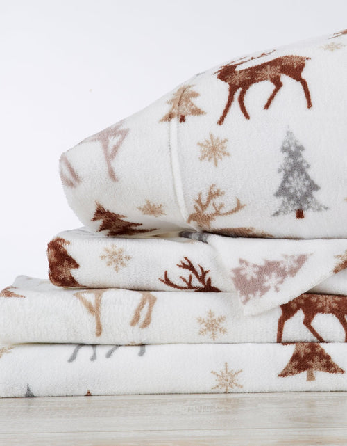 Load image into Gallery viewer, Printed Plush Sheet - Velvet Luxe Collection

