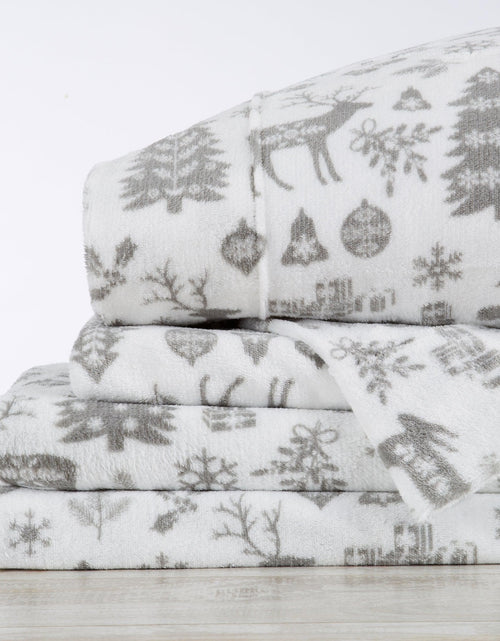 Load image into Gallery viewer, Printed Plush Sheet - Velvet Luxe Collection
