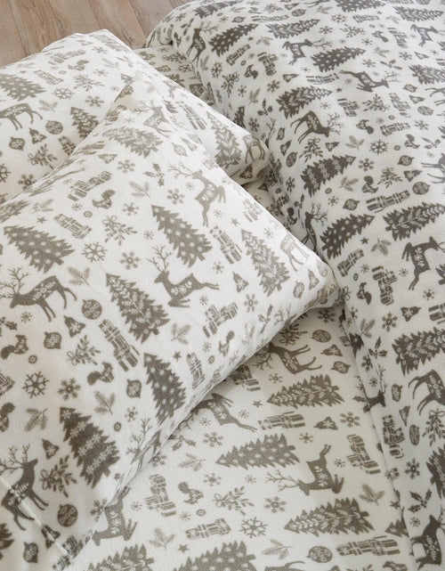 Load image into Gallery viewer, Printed Plush Sheet - Velvet Luxe Collection

