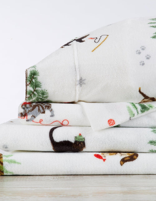 Load image into Gallery viewer, Printed Plush Sheet - Velvet Luxe Collection
