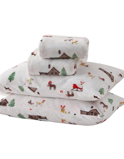Load image into Gallery viewer, Printed Plush Sheet - Velvet Luxe Collection
