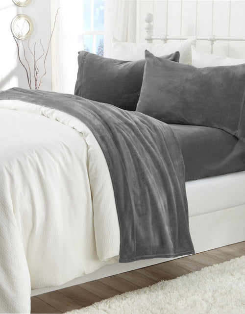 Load image into Gallery viewer, Solid Plush Sheet - Velvet Luxe Collection
