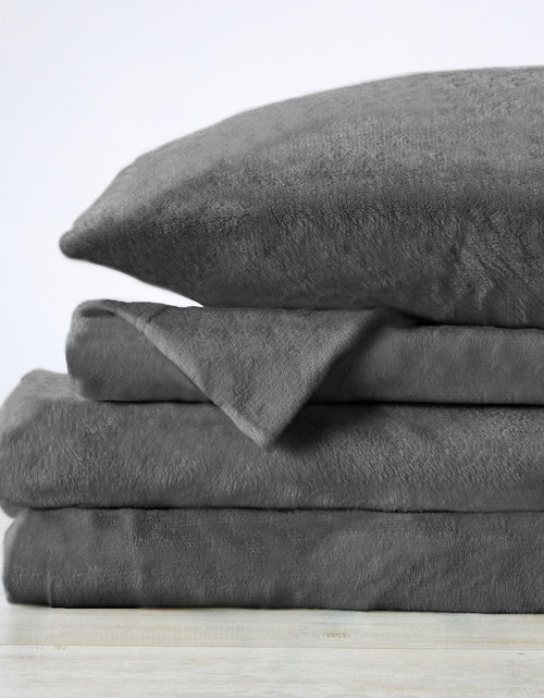 Load image into Gallery viewer, Solid Plush Sheet - Velvet Luxe Collection
