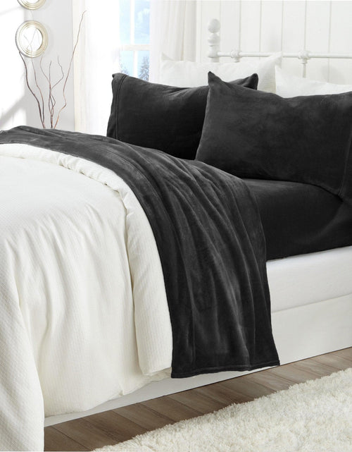 Load image into Gallery viewer, Solid Plush Sheet - Velvet Luxe Collection
