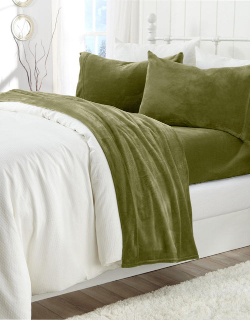 Load image into Gallery viewer, Solid Plush Sheet - Velvet Luxe Collection
