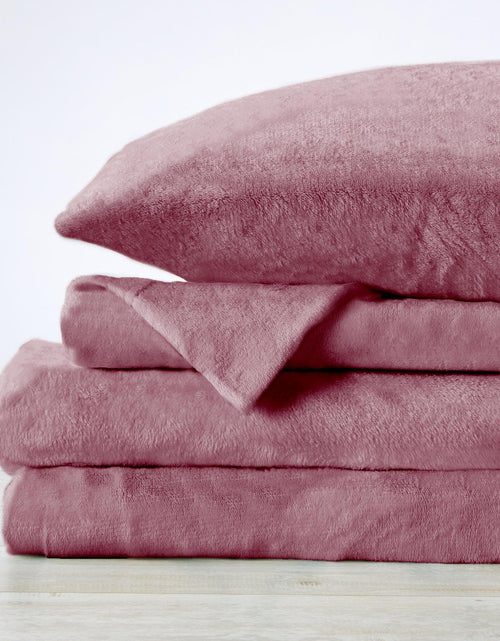 Load image into Gallery viewer, Solid Plush Sheet - Velvet Luxe Collection
