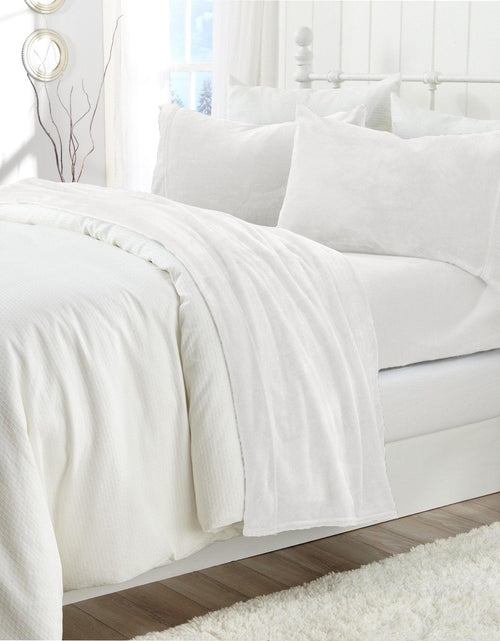 Load image into Gallery viewer, Solid Plush Sheet - Velvet Luxe Collection

