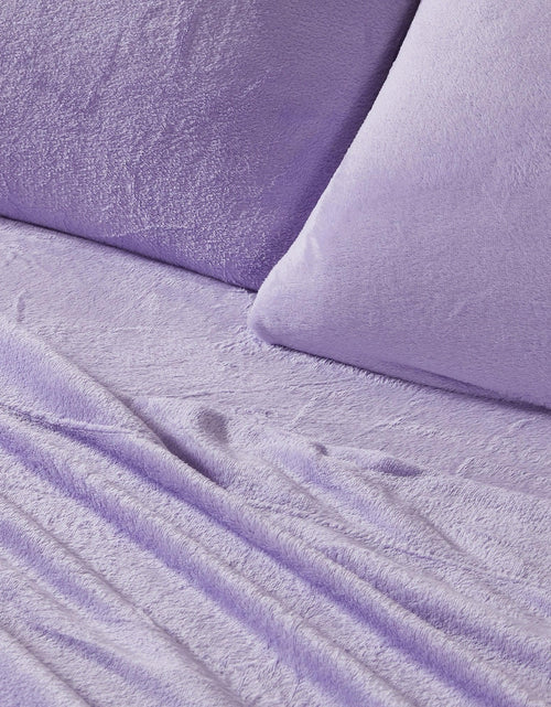 Load image into Gallery viewer, Solid Plush Sheet - Velvet Luxe Collection
