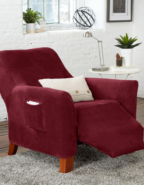 Load image into Gallery viewer, Velvet Stretch Slipcover - Gale Collection
