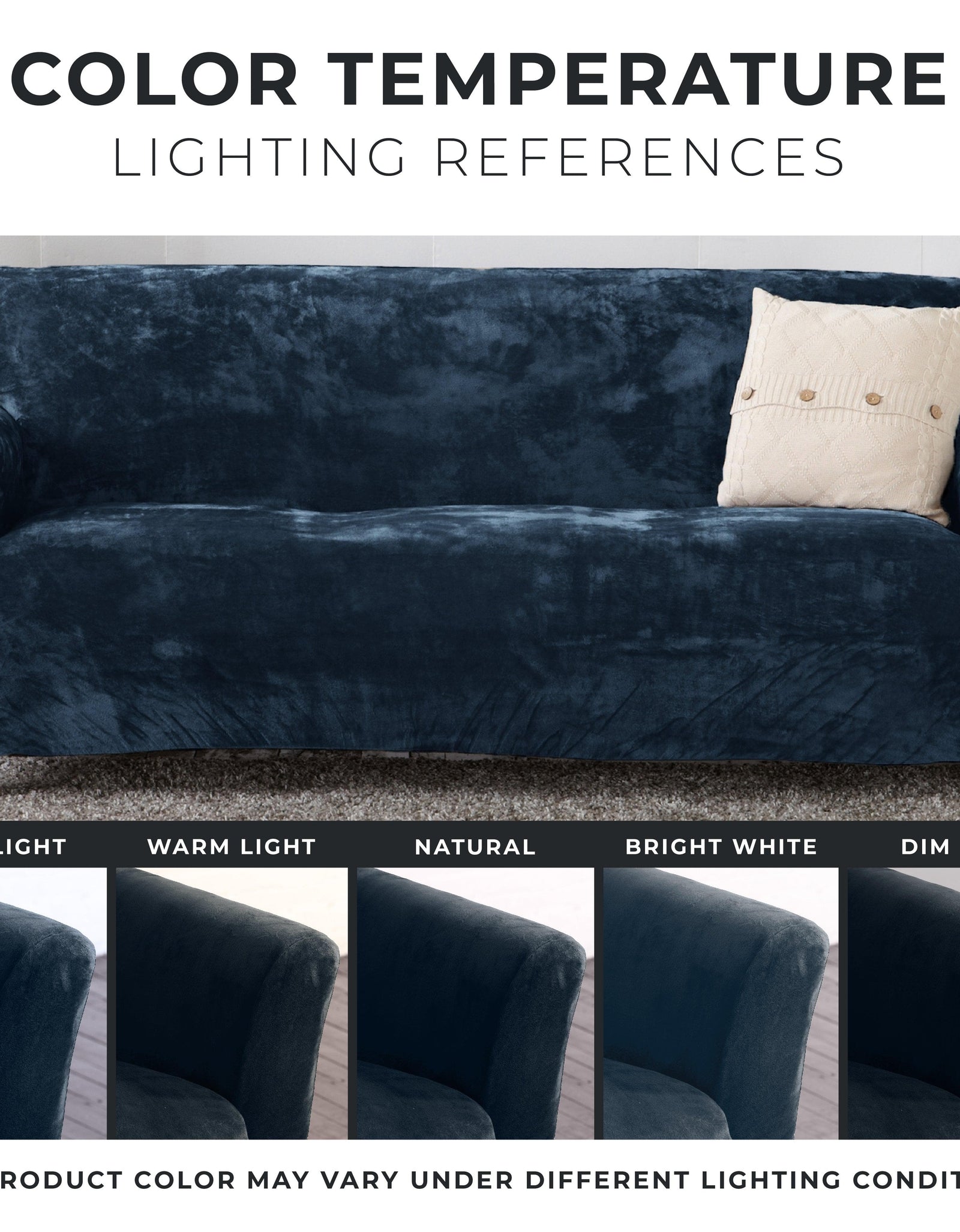 Velvet Stretch Slipcover - Gale Collection
