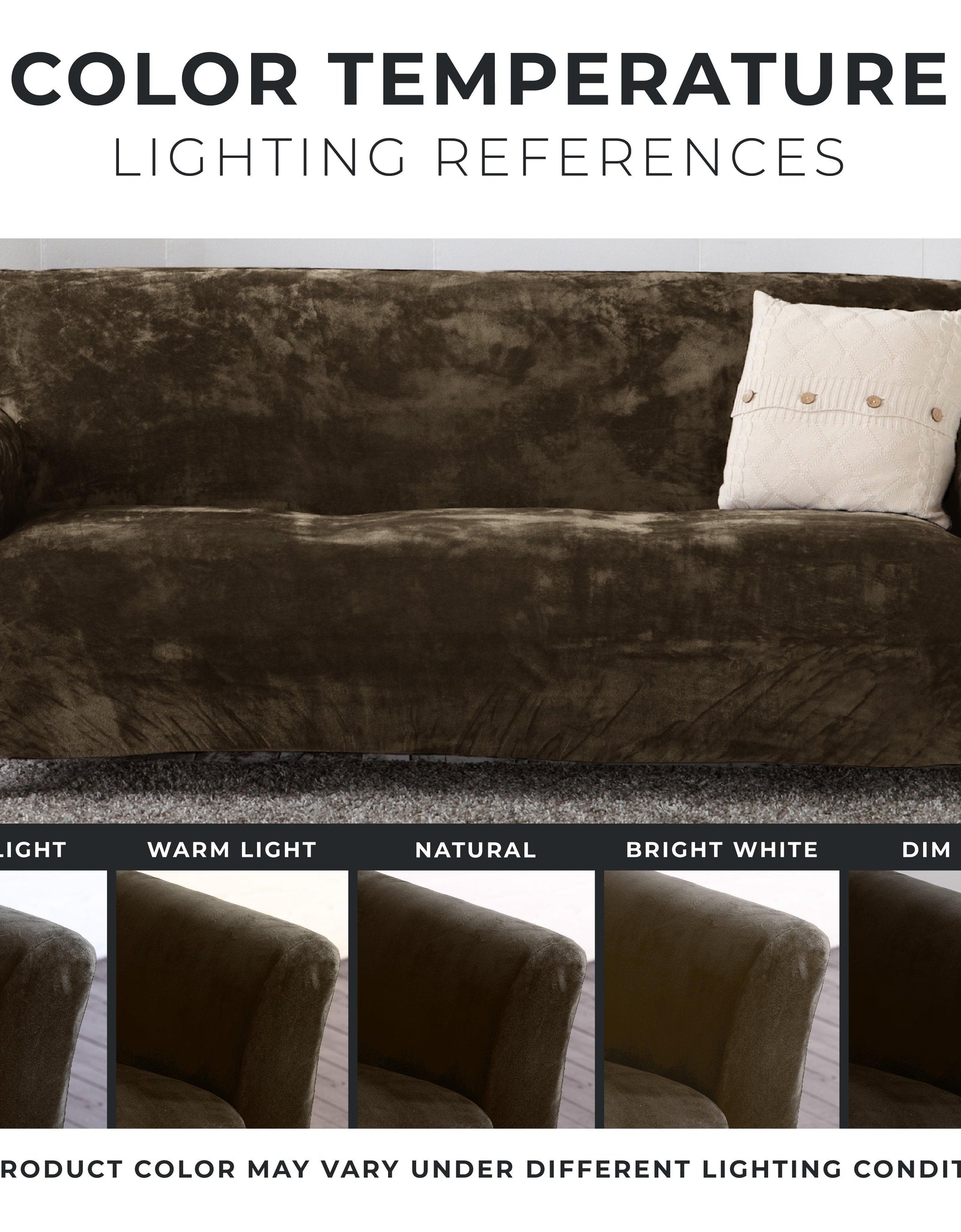 Velvet Stretch Slipcover - Gale Collection