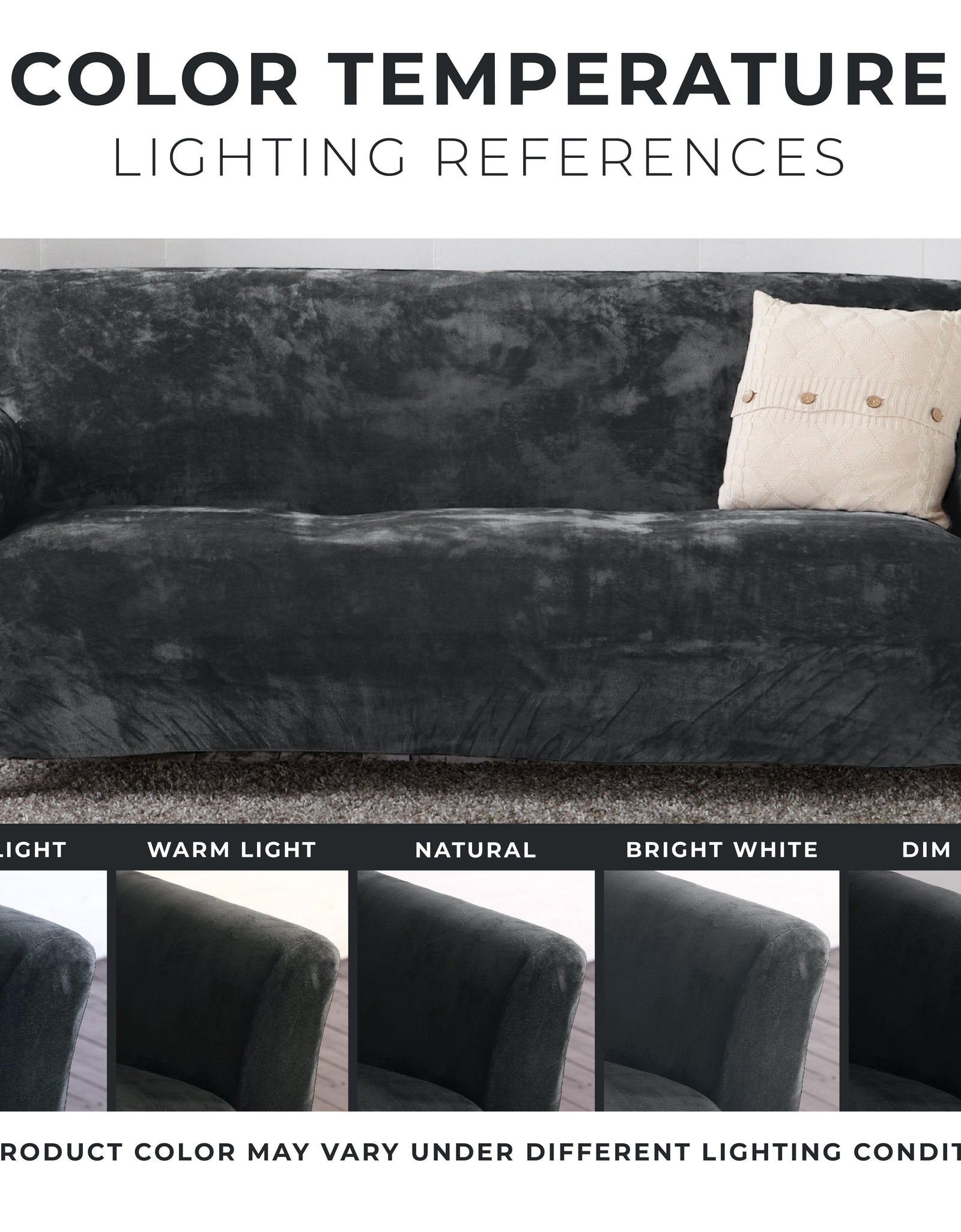 Velvet Stretch Slipcover - Gale Collection