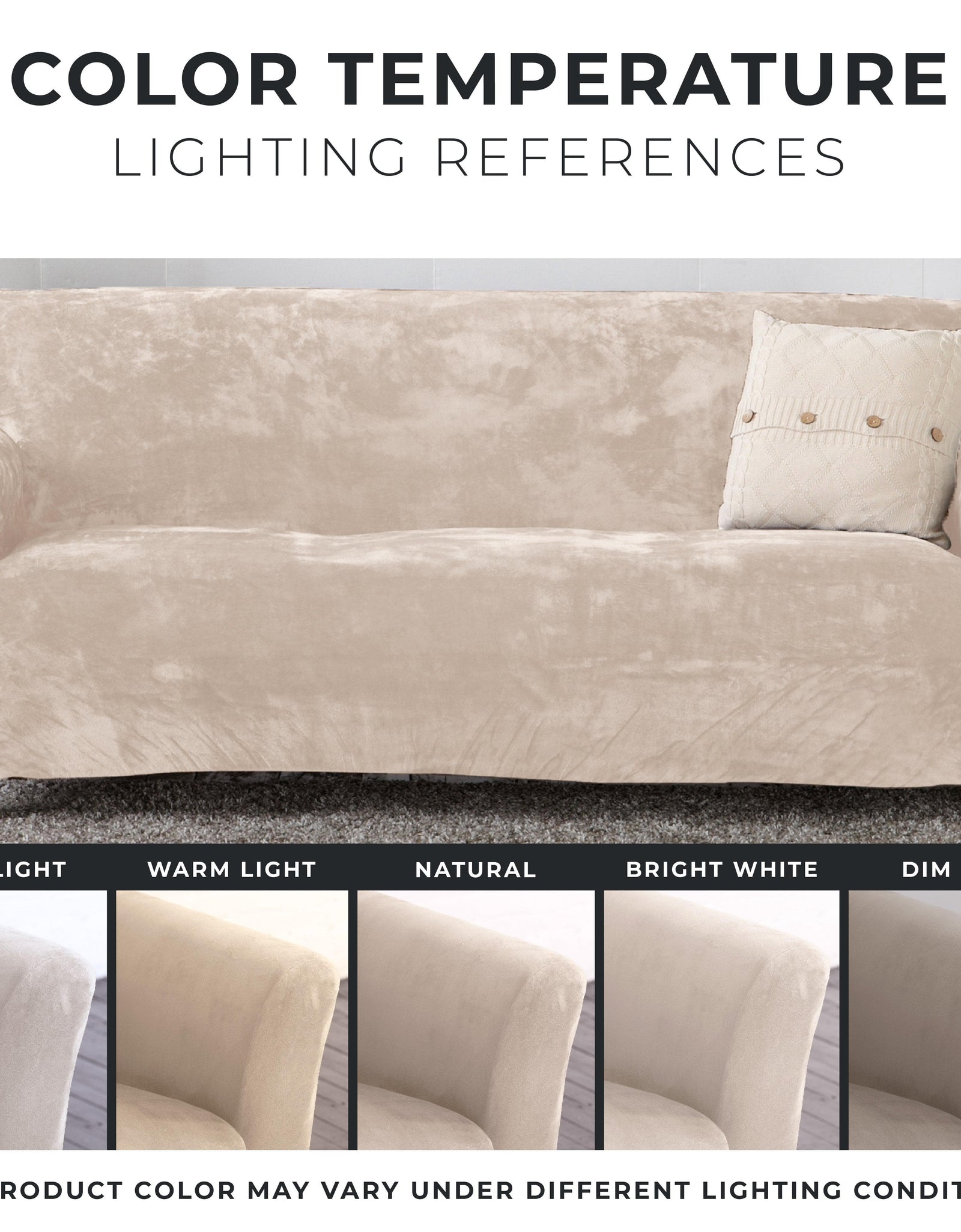Velvet Stretch Slipcover - Gale Collection