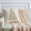 Green Embroidered Tree