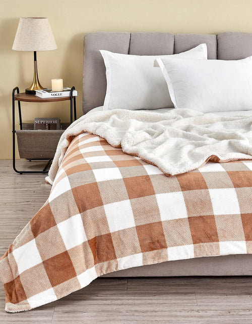 Load image into Gallery viewer, Velvet Plush Sherpa Luxury Bed Blanket - Kinsley Collection

