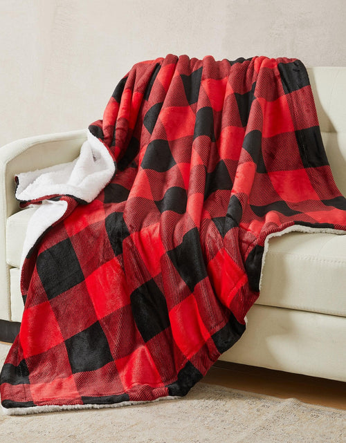 Load image into Gallery viewer, Velvet Plush Sherpa Luxury Bed Blanket - Kinsley Collection
