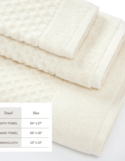 Load image into Gallery viewer, Cotton Diamond Waffle Weave Bath Towel Set - Grayson Collection
