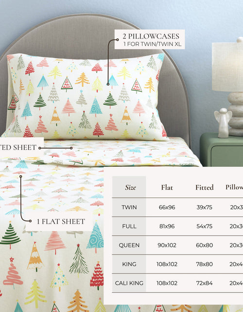 Load image into Gallery viewer, Turkish Cotton Christmas Flannel Sheet Set - Whittaker Collection
