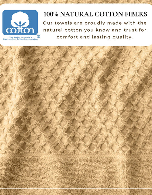 Load image into Gallery viewer, Cotton Diamond Waffle Weave Bath Towel Set - Grayson Collection
