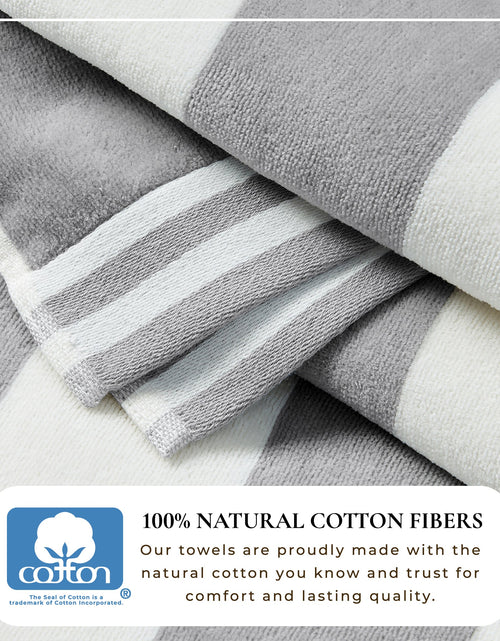 Load image into Gallery viewer, Striped Cabana Beach Towel - Edgartown Collection
