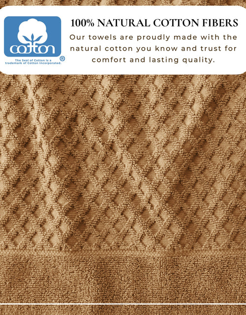 Load image into Gallery viewer, Cotton Diamond Waffle Weave Bath Towel Set - Grayson Collection
