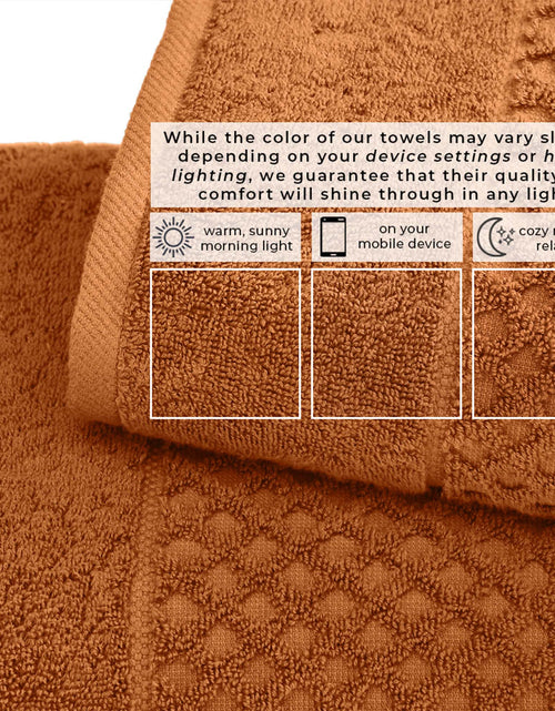 Load image into Gallery viewer, Cotton Diamond Waffle Weave Bath Towel Set - Grayson Collection
