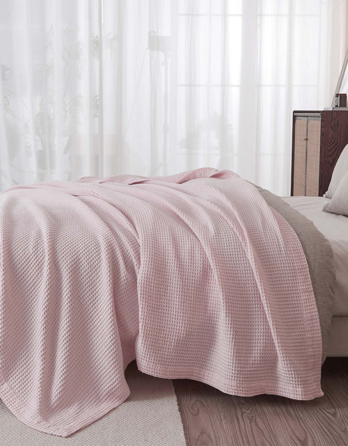 Load image into Gallery viewer, 100% Cotton Waffle Weave Blanket - Mikala Collection
