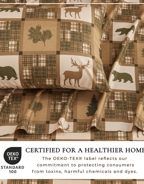 Load image into Gallery viewer, Lodge Printed Sheet Set - Mountain Ridge Collection
