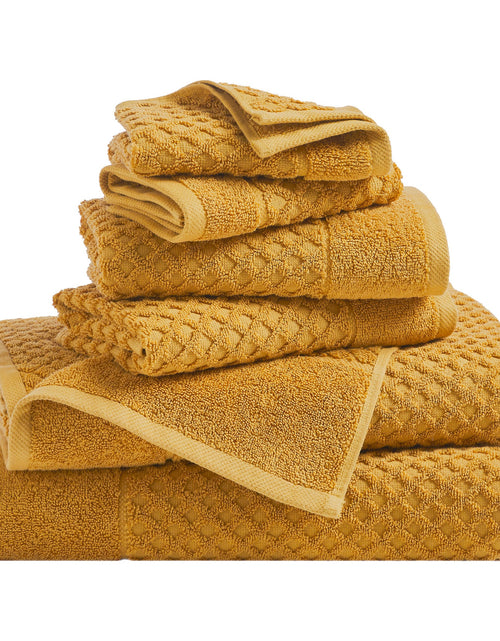 Load image into Gallery viewer, Cotton Diamond Waffle Weave Bath Towel Set - Grayson Collection
