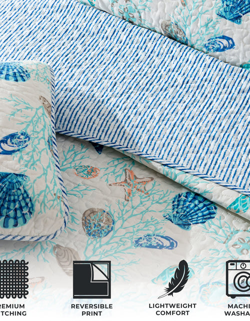 Load image into Gallery viewer, Coastal Quilt Set Bali Collection
