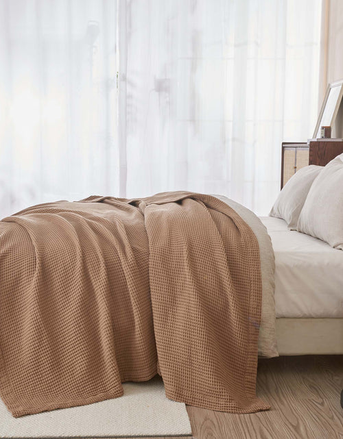 Load image into Gallery viewer, 100% Cotton Waffle Weave Blanket - Mikala Collection
