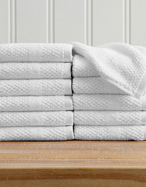 Load image into Gallery viewer, 100% Cotton Woven Texture Bath Towel Set - Marbella Collection

