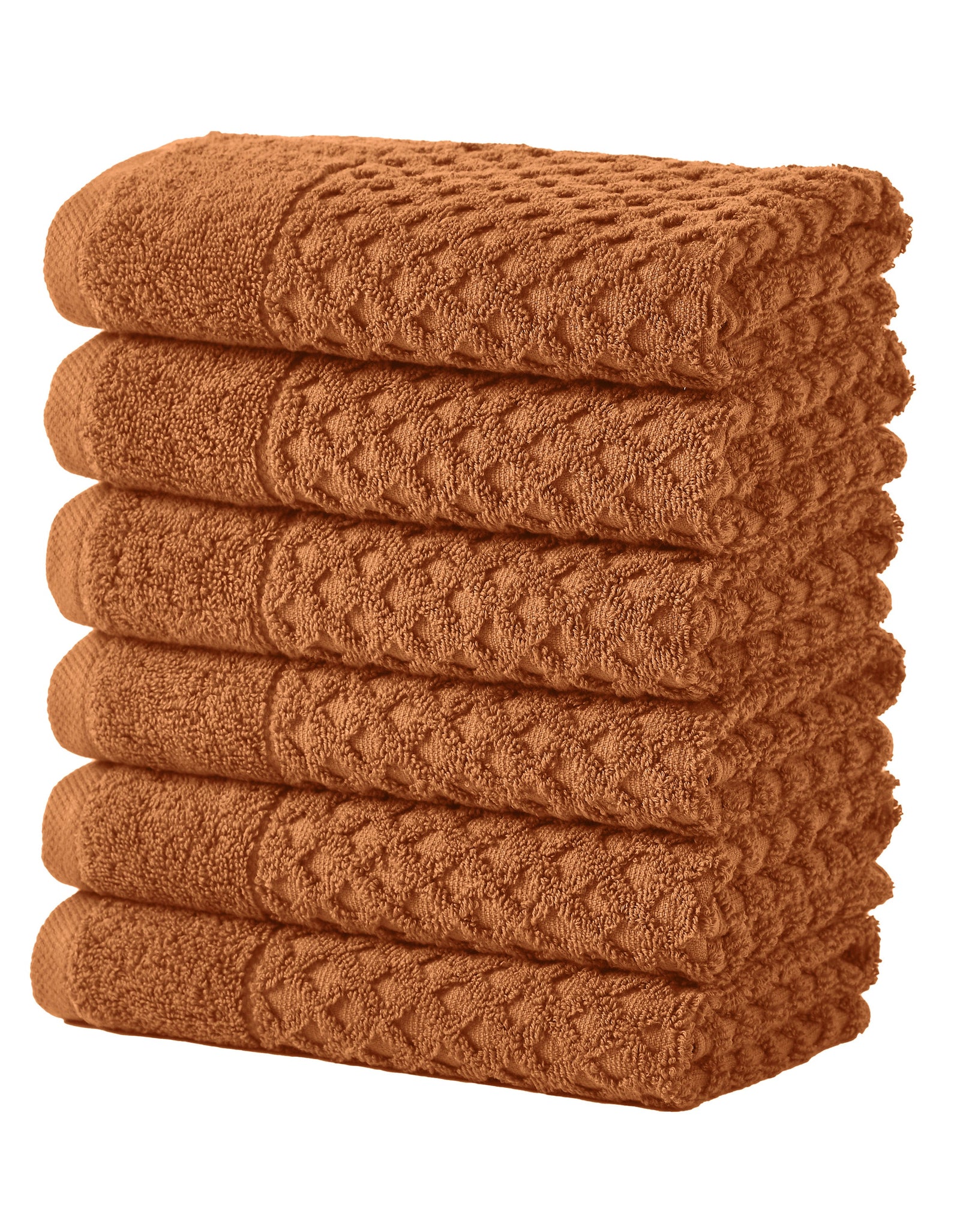 Cotton Diamond Waffle Weave Bath Towel Set - Grayson Collection