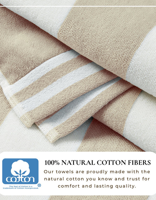 Load image into Gallery viewer, Striped Cabana Beach Towel - Edgartown Collection
